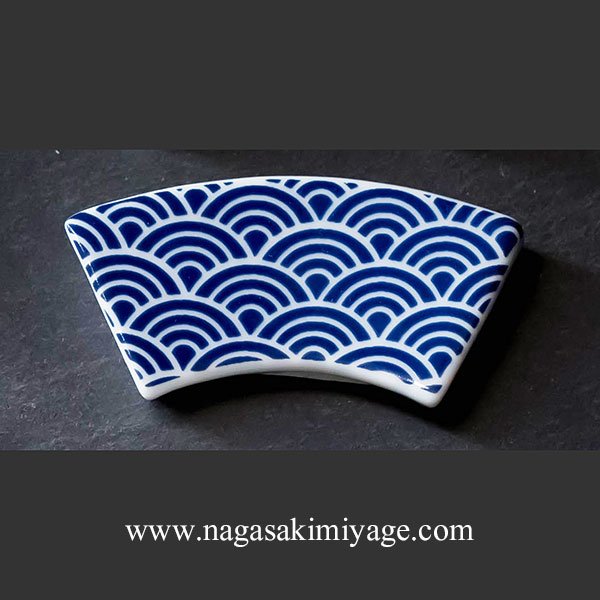 画像3: 出島箸置き　出島型　(4)七宝柄　(5)青海波　(6)DEJIMA英文字 (3)