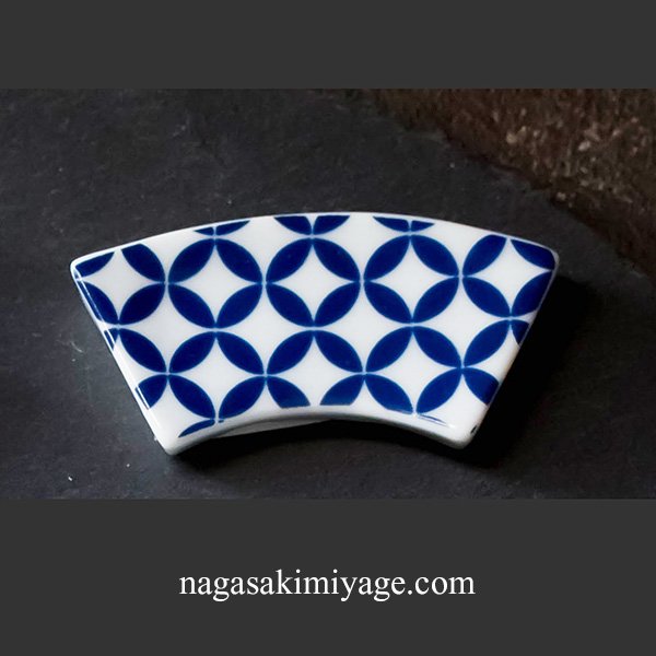 画像2: 出島箸置き　出島型　(4)七宝柄　(5)青海波　(6)DEJIMA英文字 (2)