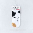 画像1: 尾曲がりねこYUKIOスニーカーソックス22〜25cm (1)