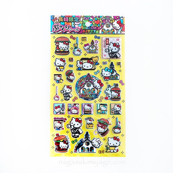 画像1: 長崎限定ぷっくりシール　HELLO KITTY (1)