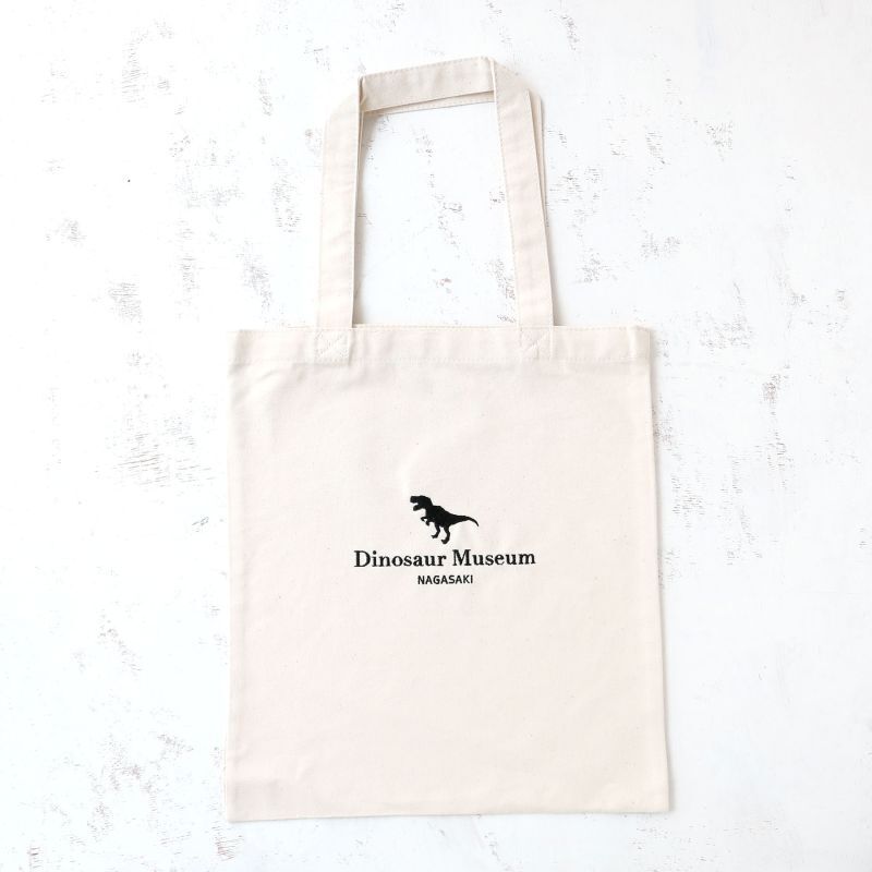 恐竜 刺繍トートバッグ(黒) 長崎みやげドットコム